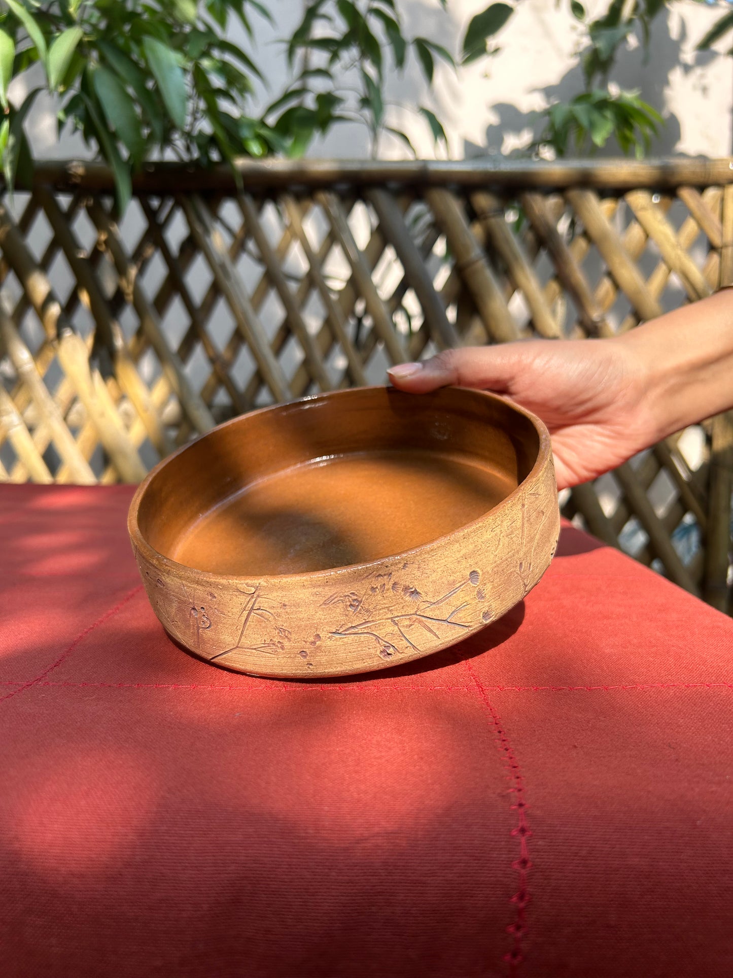 Pasta bowl, crust brown - From the woods